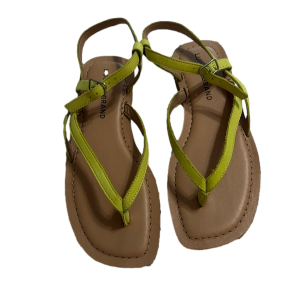 Lucky Brand Lime Green Sandals
